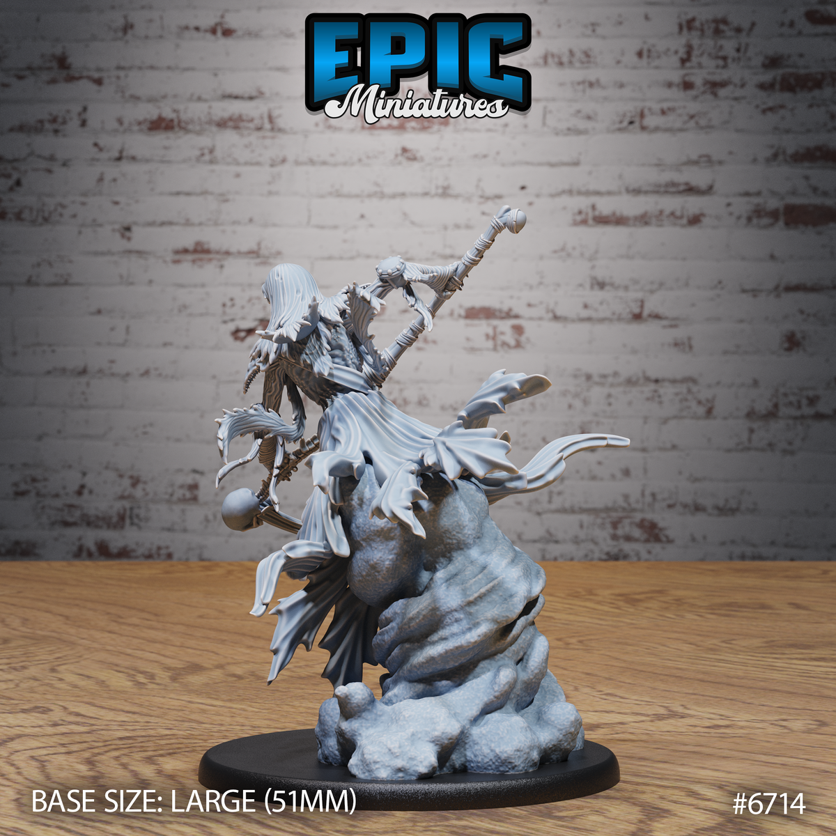 Wraith Mother DND TTRPG Resin Model 51mm Base