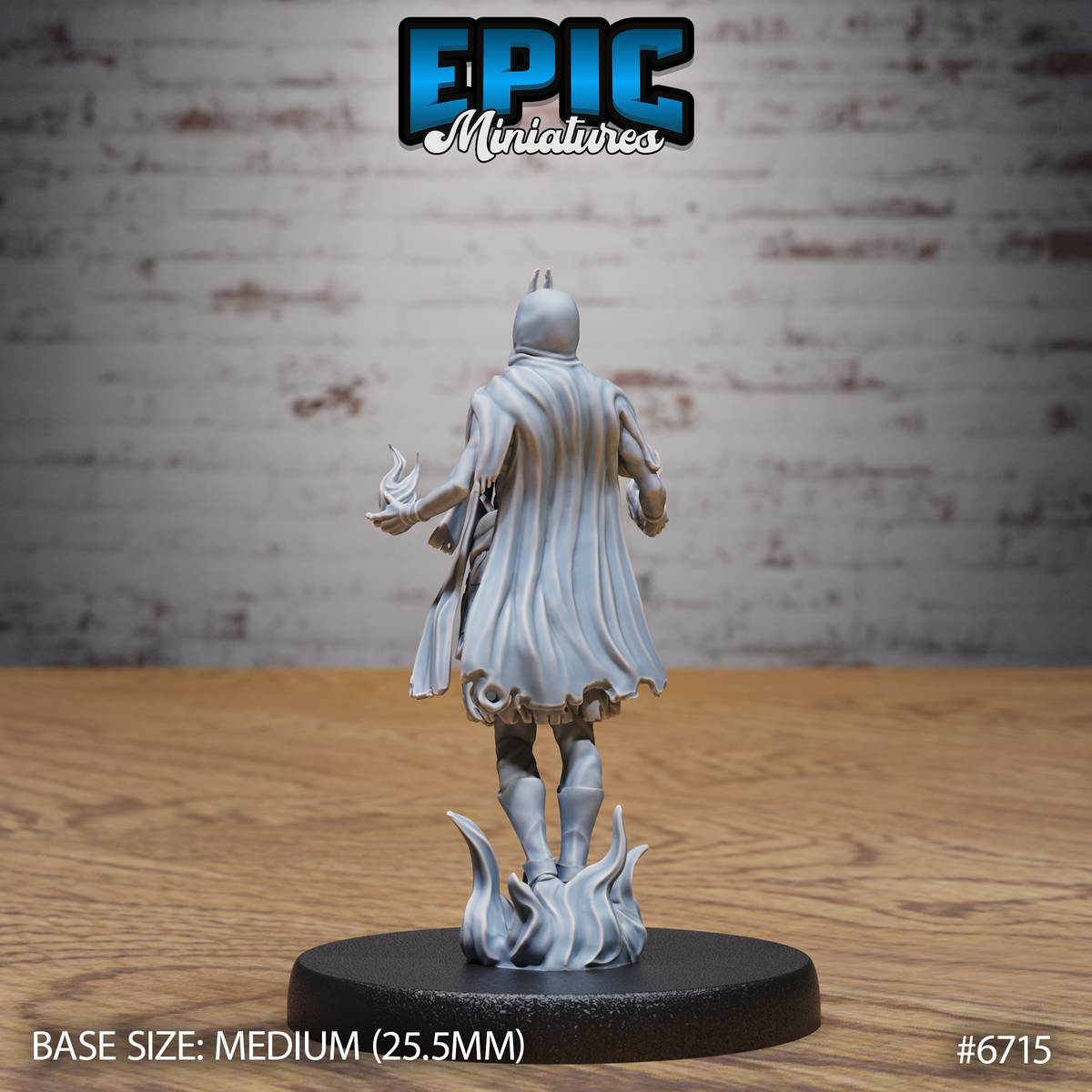 Novice Lich DND Miniature TTRPG Resin Figure 25mm Base