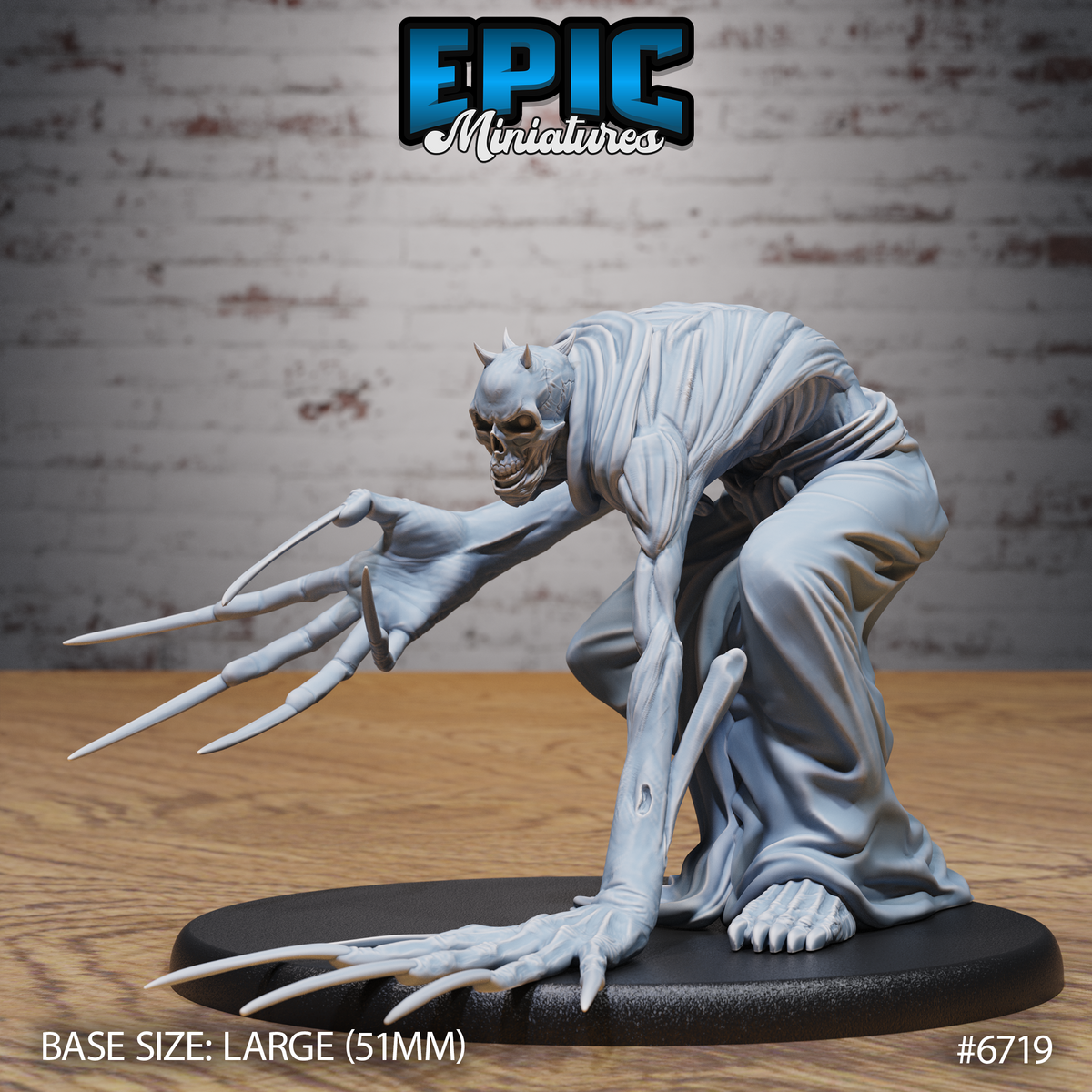 Bone Claw DND TTRPG Resin Model 51mm Base