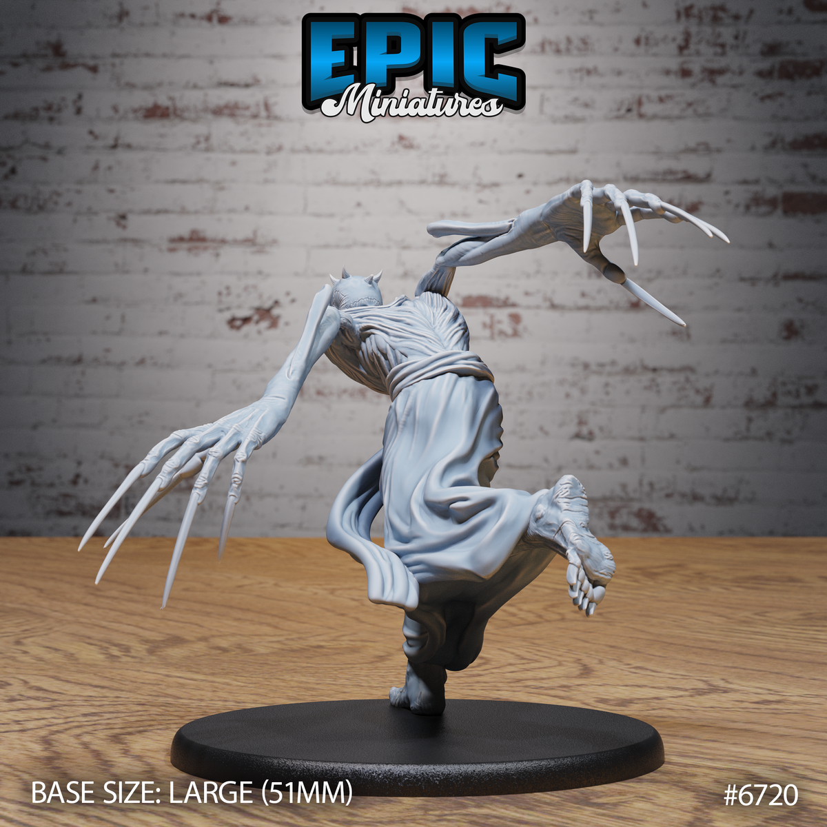 Bone Claw DND TTRPG Resin Model 51mm Base