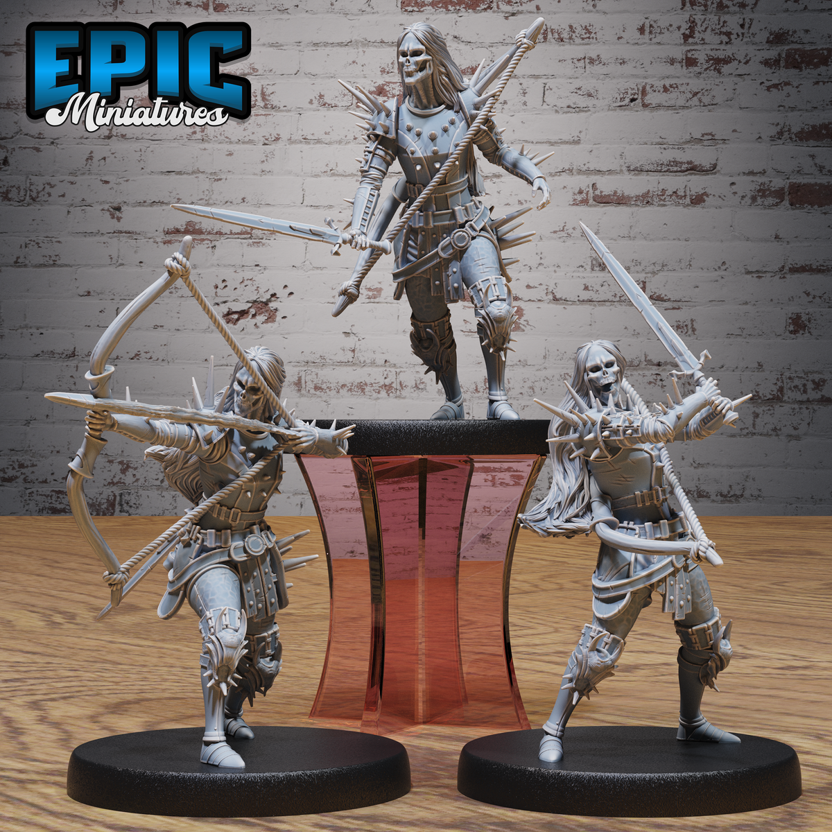 Wight Warrior DND Miniature TTRPG Resin Figure 25mm Base