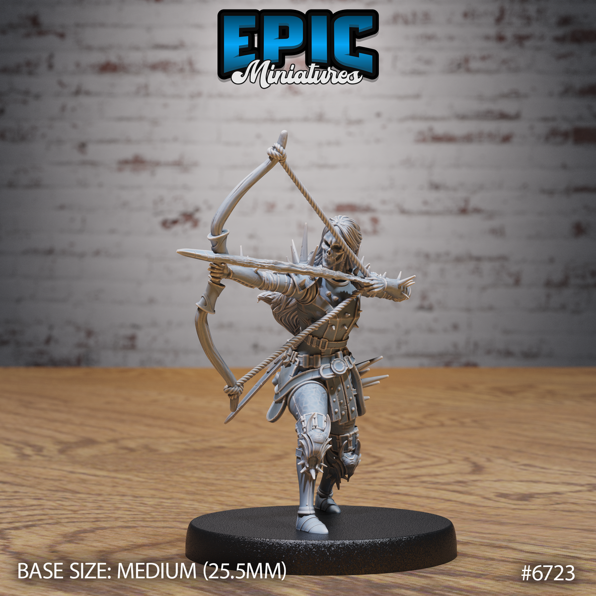 Wight Warrior DND Miniature TTRPG Resin Figure 25mm Base