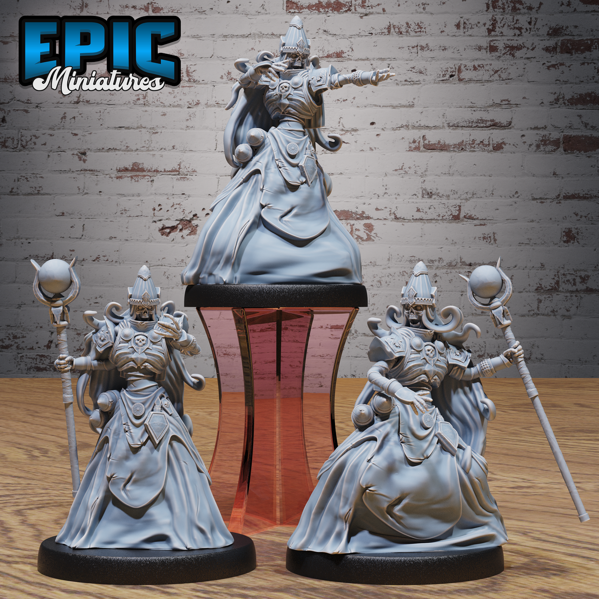 Experienced Lich DND Miniature TTRPG Resin Figure 25mm Base