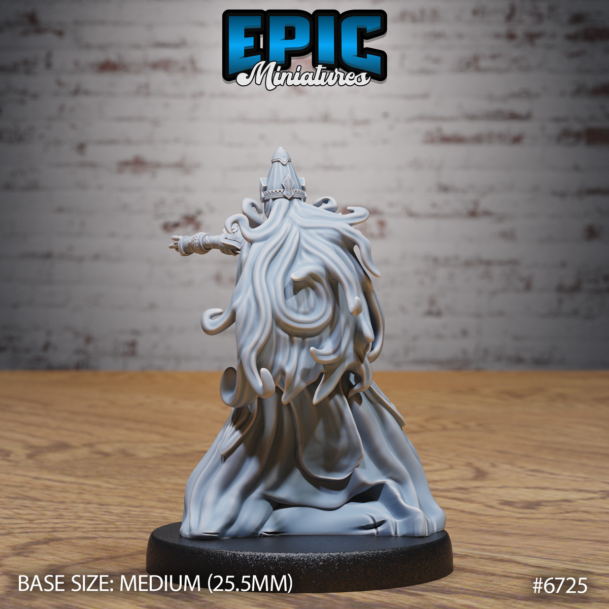 Experienced Lich DND Miniature TTRPG Resin Figure 25mm Base