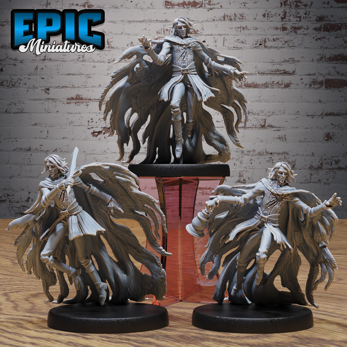 Shattered Ghost DND Miniature TTRPG Resin Figure 25mm Base