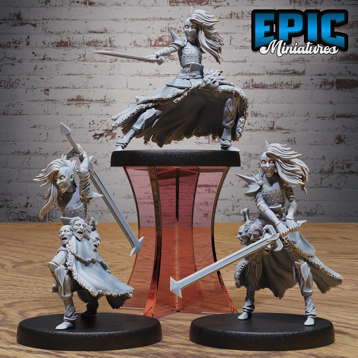 Revenant Headhunter DND Miniature TTRPG Resin Figure 25mm Base