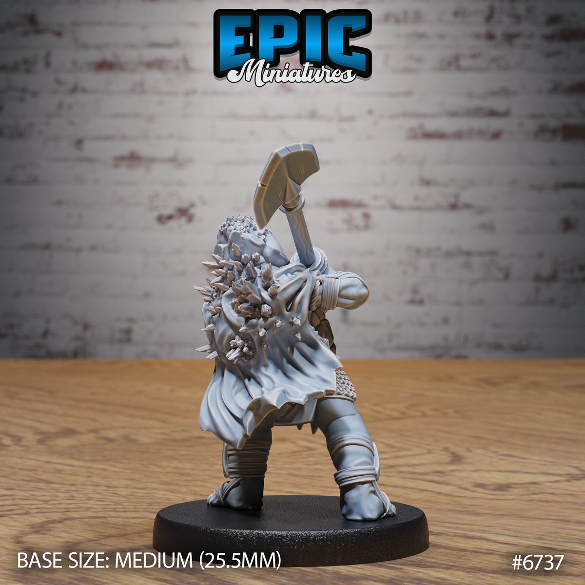 Turtlefolk DND Miniature TTRPG Resin Figure 25mm Base