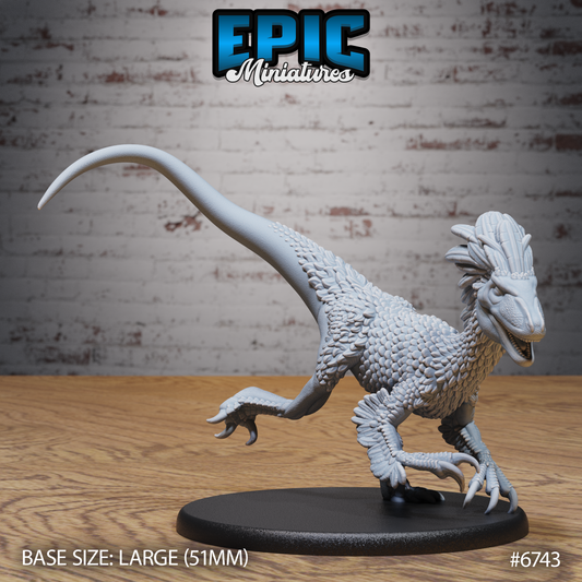 Large Raptor DND TTRPG Resin Model 51mm Base