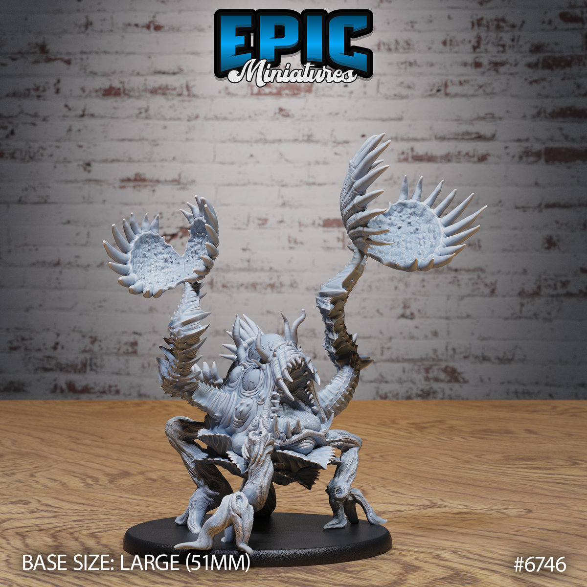 Giga Flytrap DND TTRPG Resin Model 51mm Base