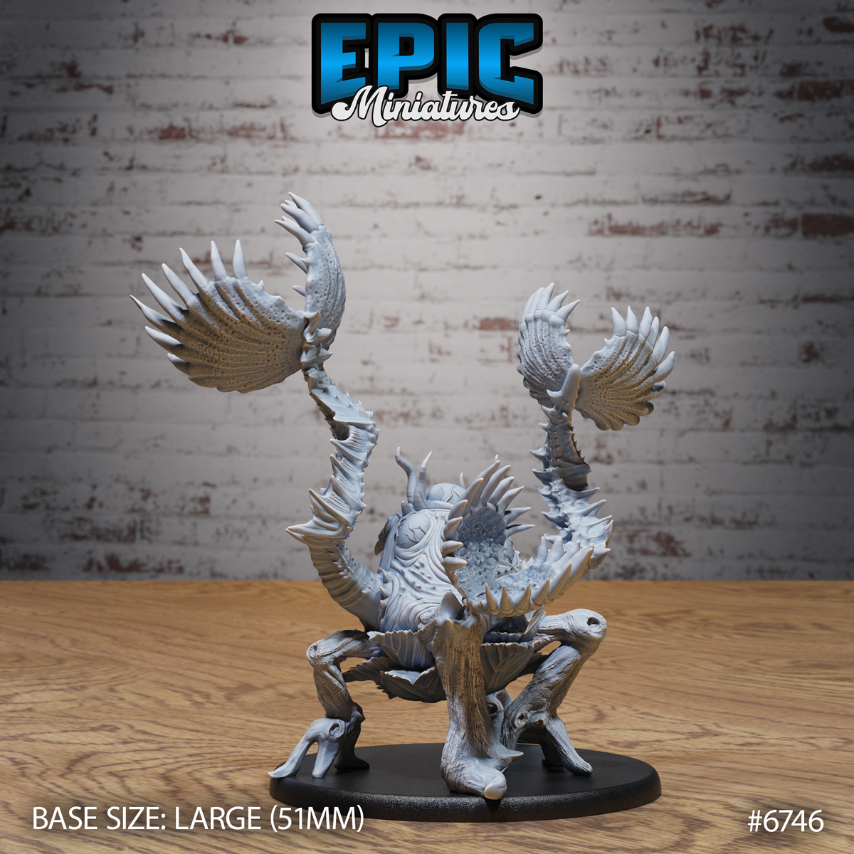 Giga Flytrap DND TTRPG Resin Model 51mm Base
