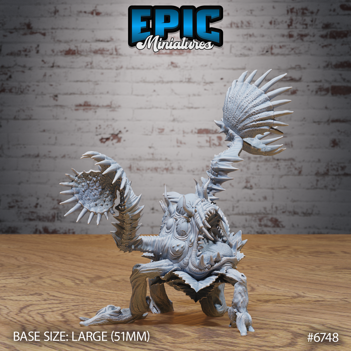 Giga Flytrap DND TTRPG Resin Model 51mm Base