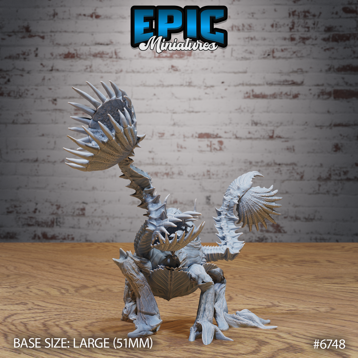 Giga Flytrap DND TTRPG Resin Model 51mm Base