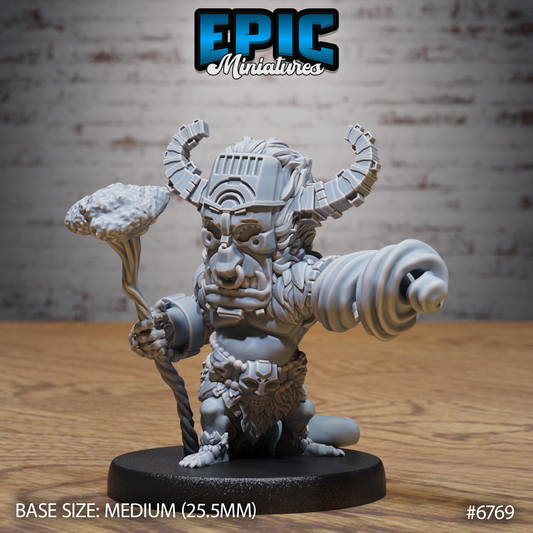 Void Shaman DND Miniature TTRPG Resin Figure 25mm Base