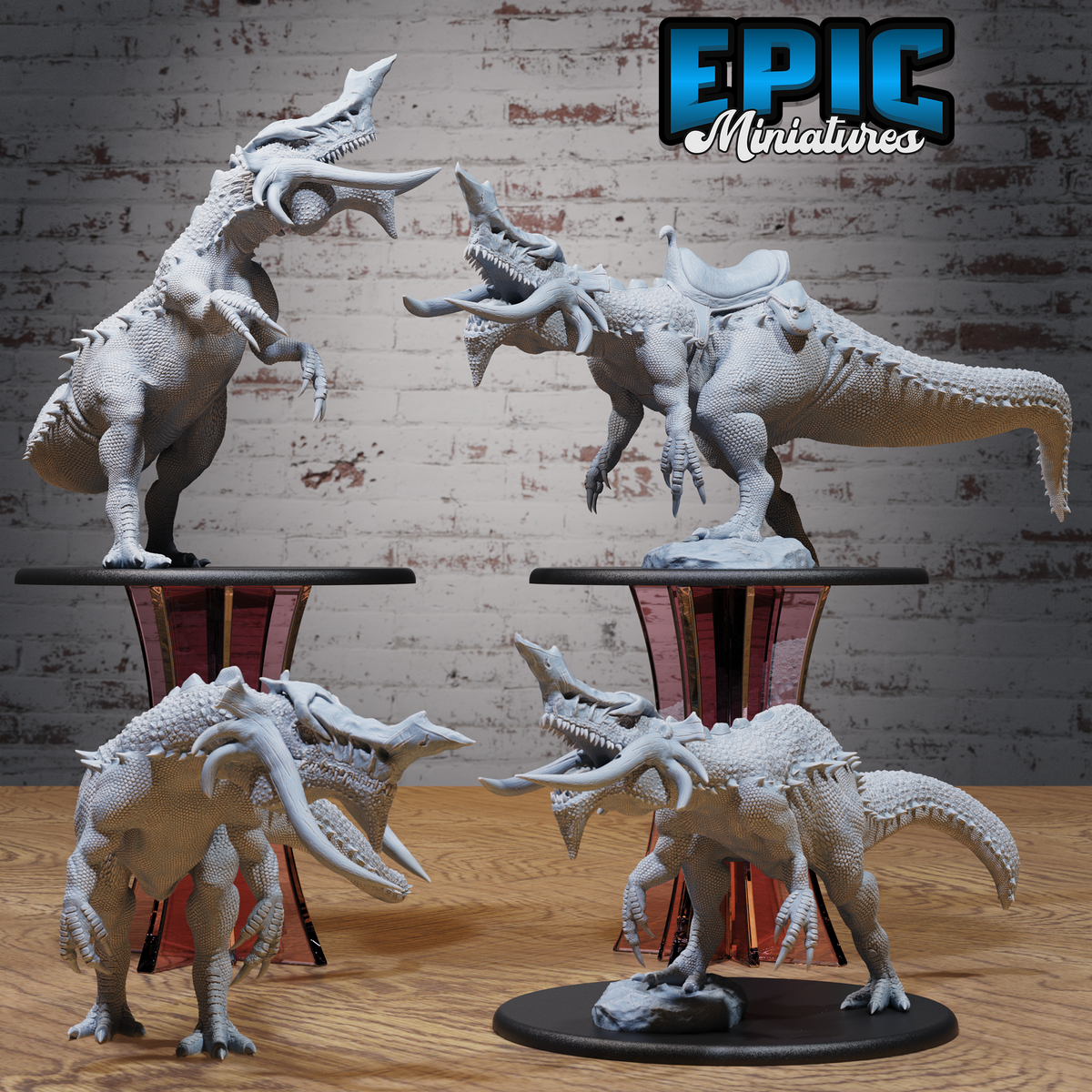 Boneskull Rex DND TTRPG Resin Model 76mm Base