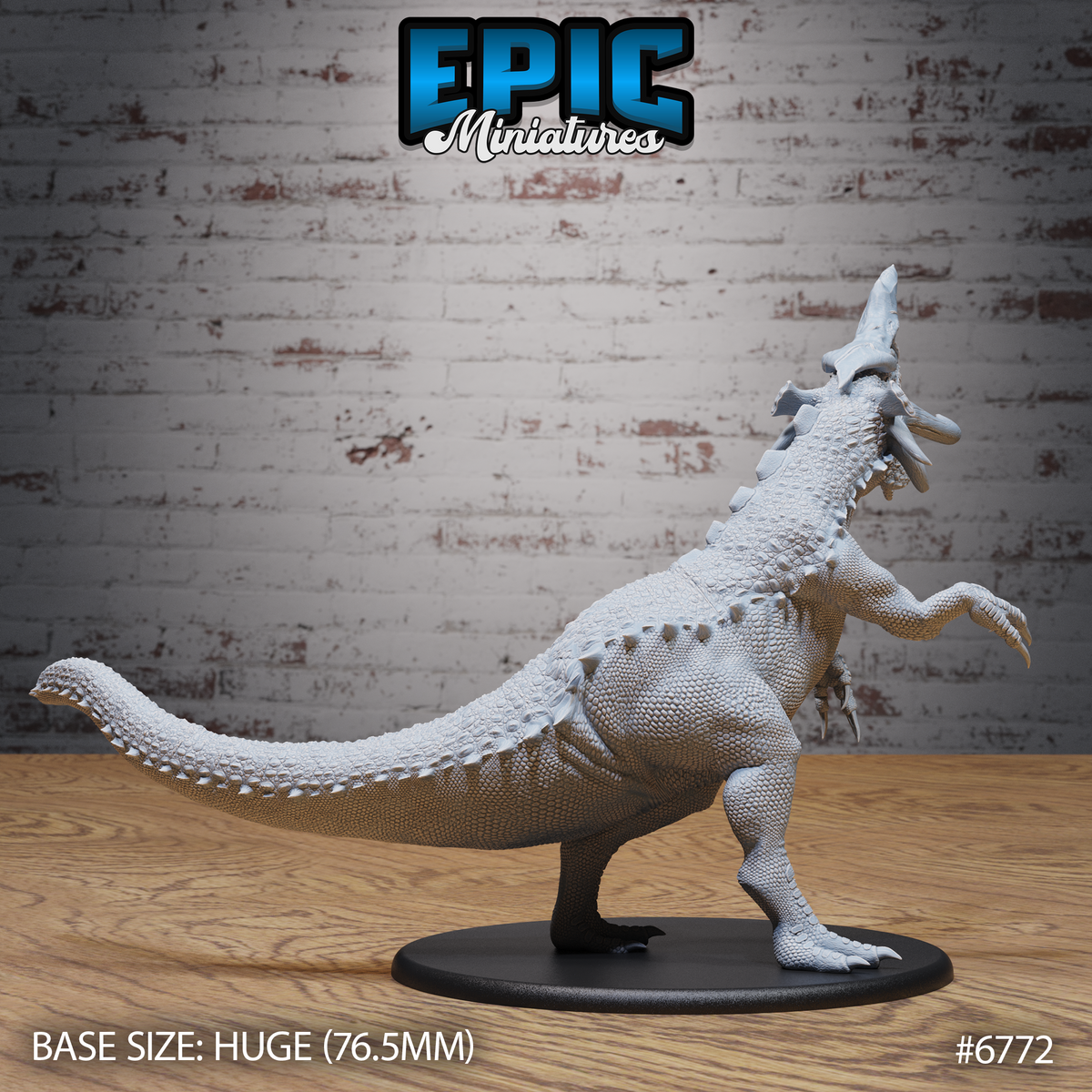 Boneskull Rex DND TTRPG Resin Model 76mm Base