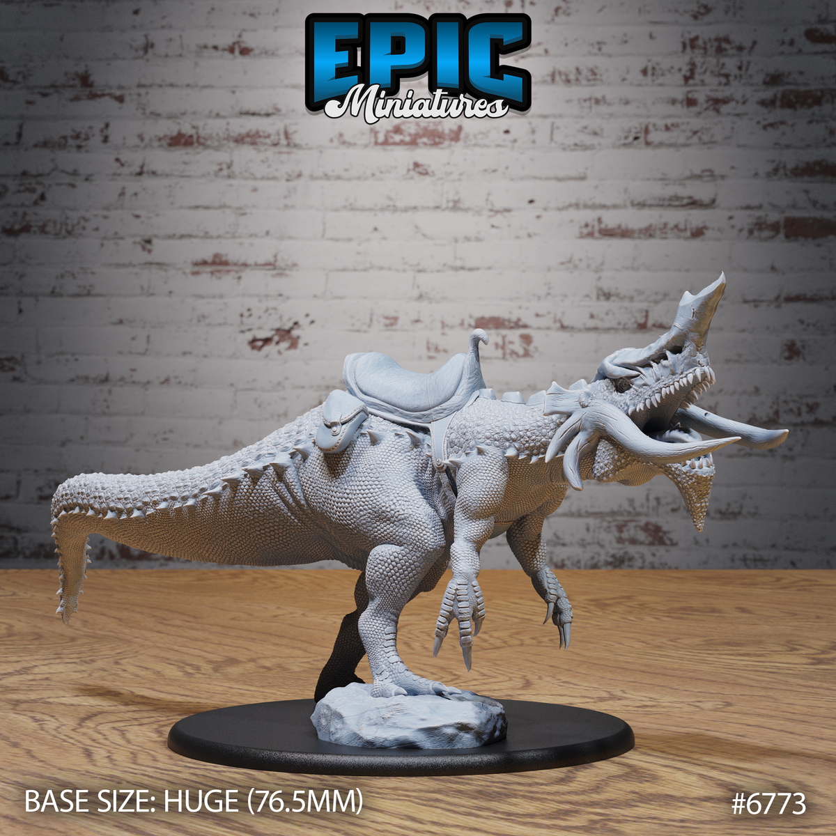 Boneskull Rex DND TTRPG Resin Model 76mm Base