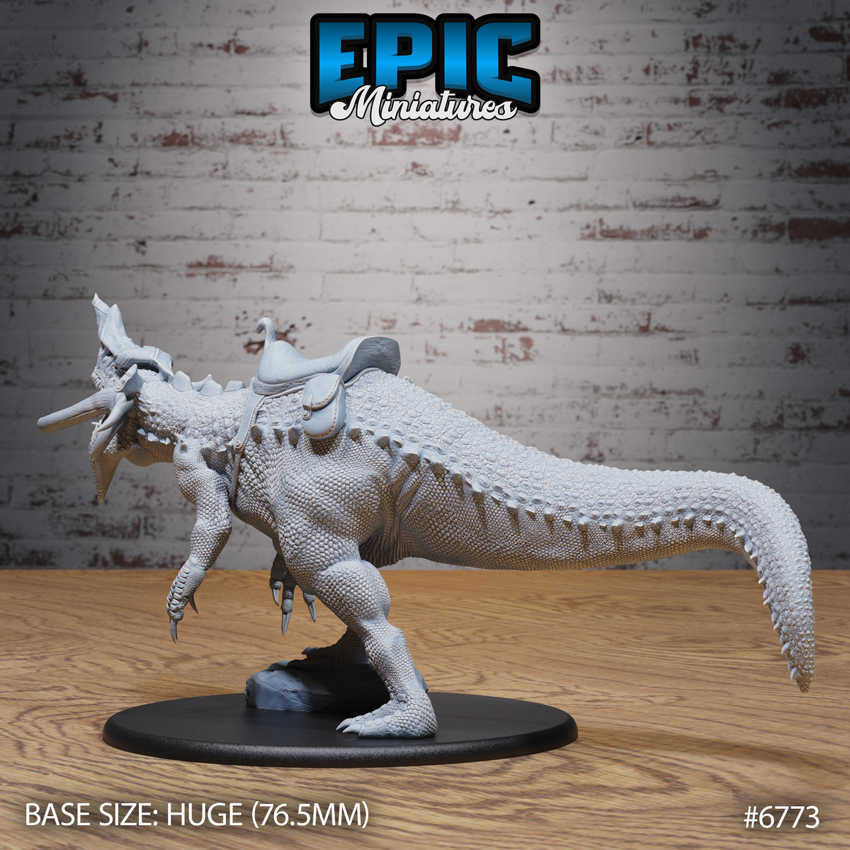 Boneskull Rex DND TTRPG Resin Model 76mm Base