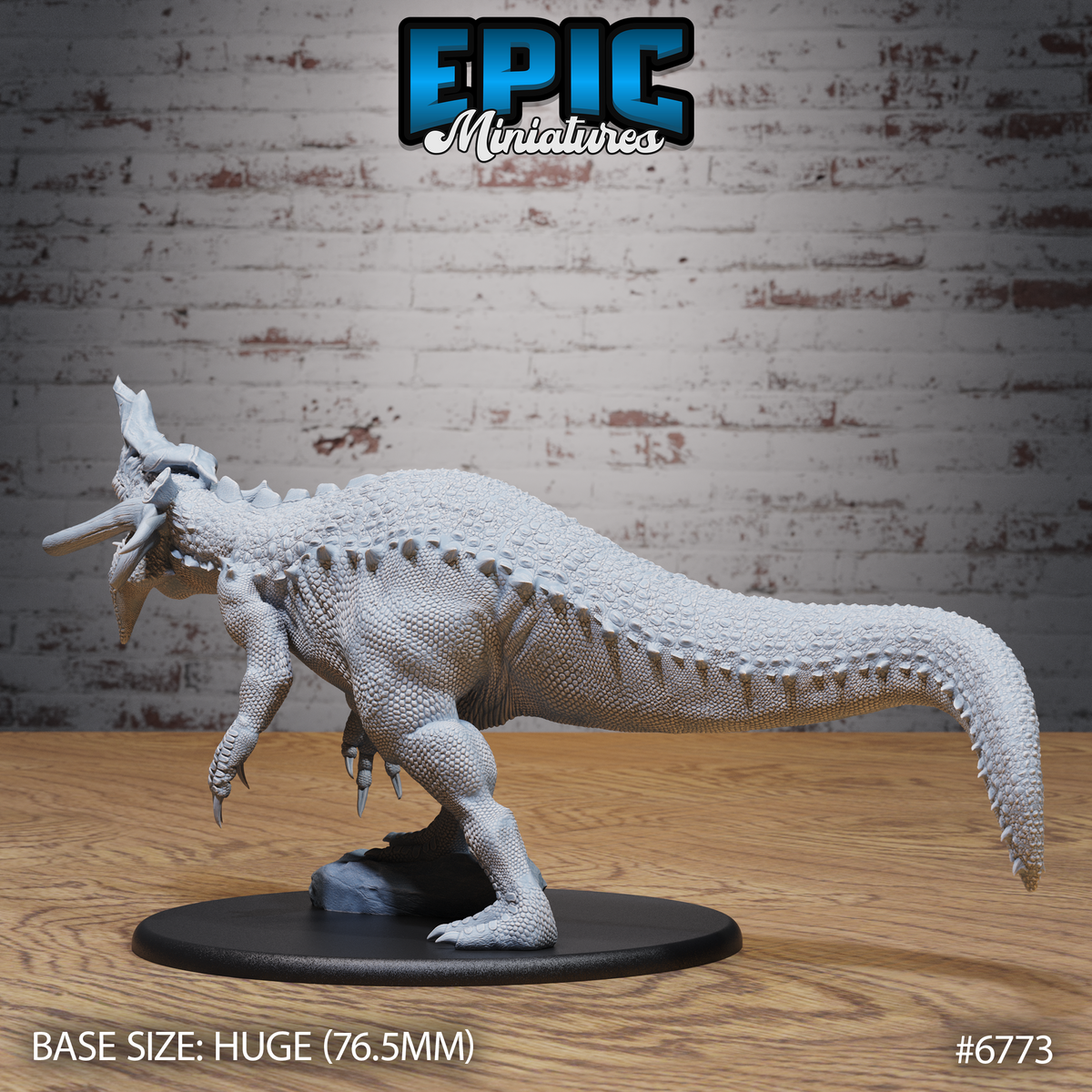 Boneskull Rex DND TTRPG Resin Model 76mm Base