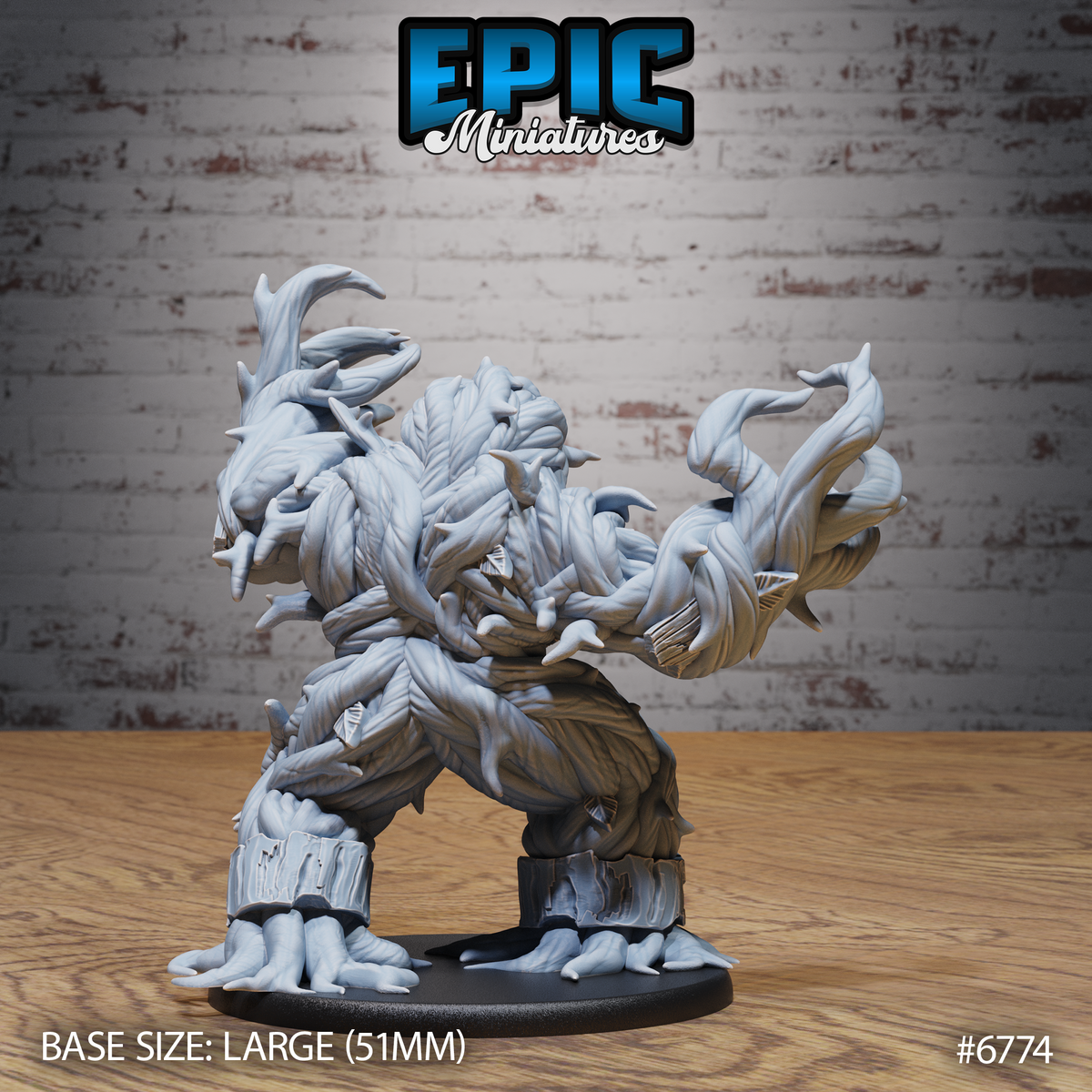 Shambling Mound DND TTRPG Resin Model 51mm Base
