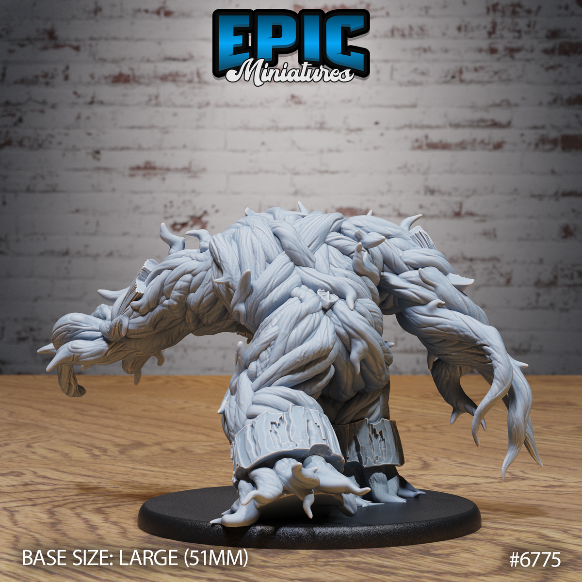 Shambling Mound DND TTRPG Resin Model 51mm Base