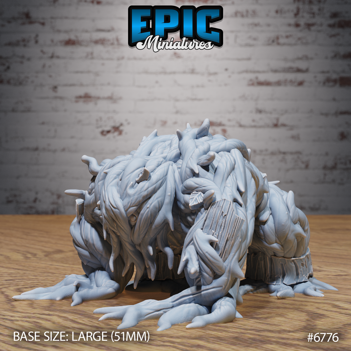 Shambling Mound DND TTRPG Resin Model 51mm Base