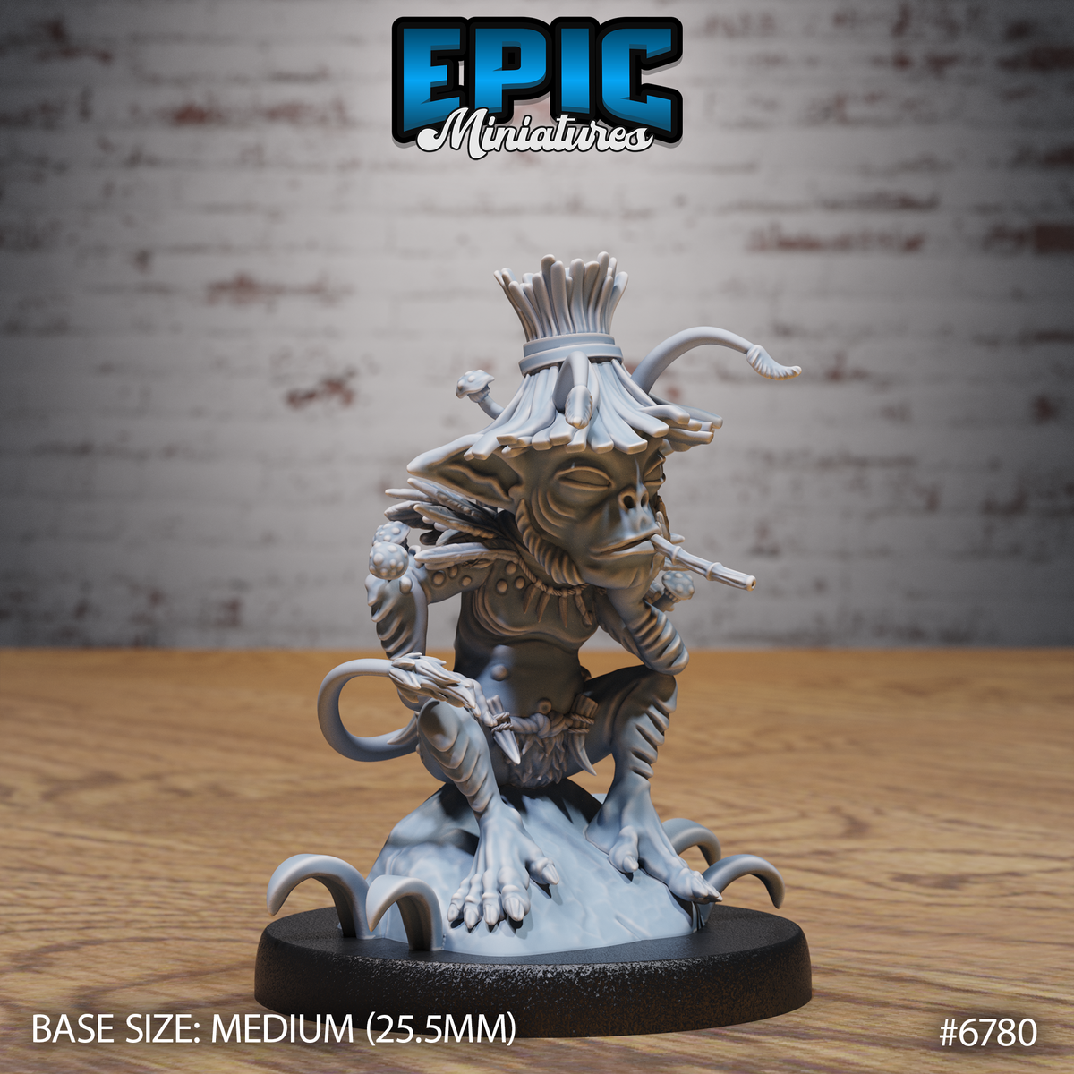 Jungle Goblin DND Miniature TTRPG Resin Figure 25mm Base