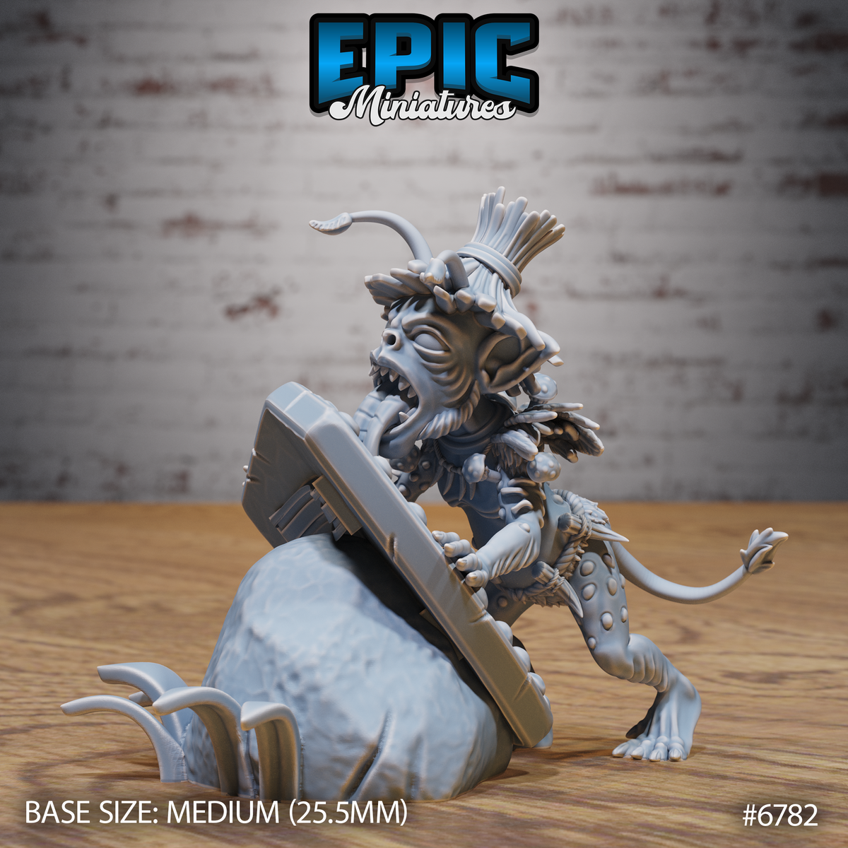 Jungle Goblin DND Miniature TTRPG Resin Figure 25mm Base