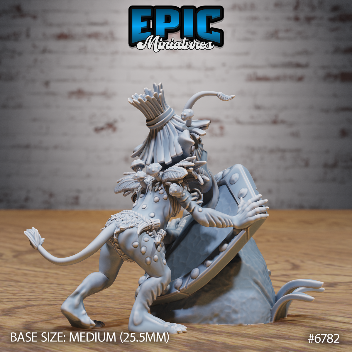 Jungle Goblin DND Miniature TTRPG Resin Figure 25mm Base