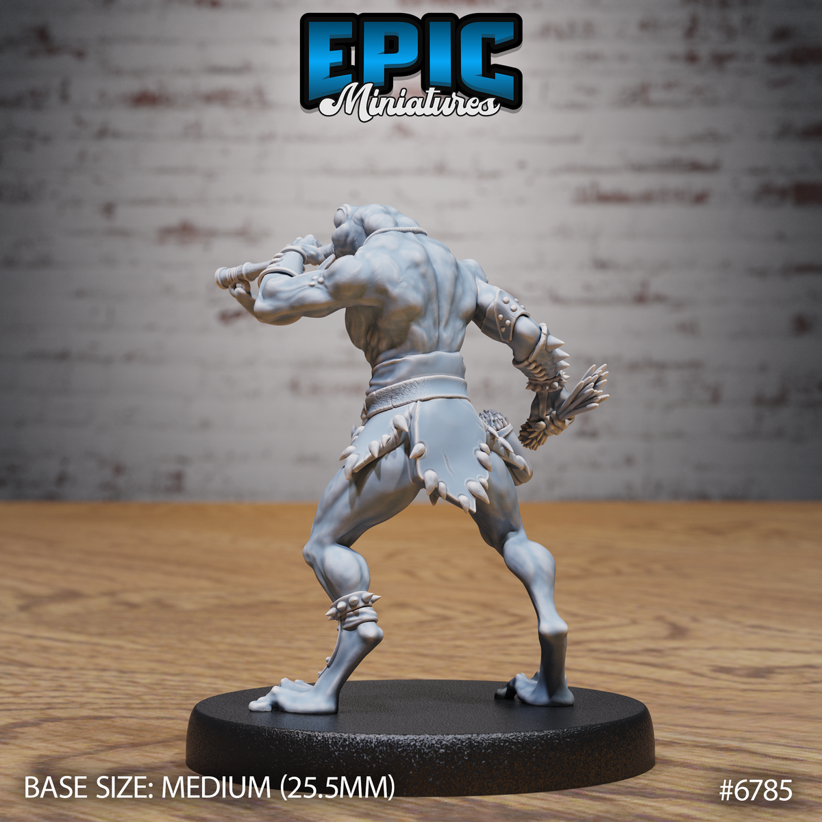 Frogfolk DND Miniature TTRPG Resin Figure 25mm Base