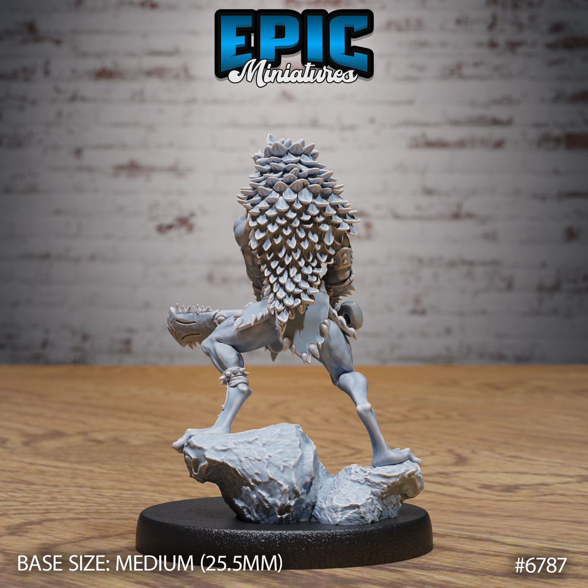 Frogfolk DND Miniature TTRPG Resin Figure 25mm Base
