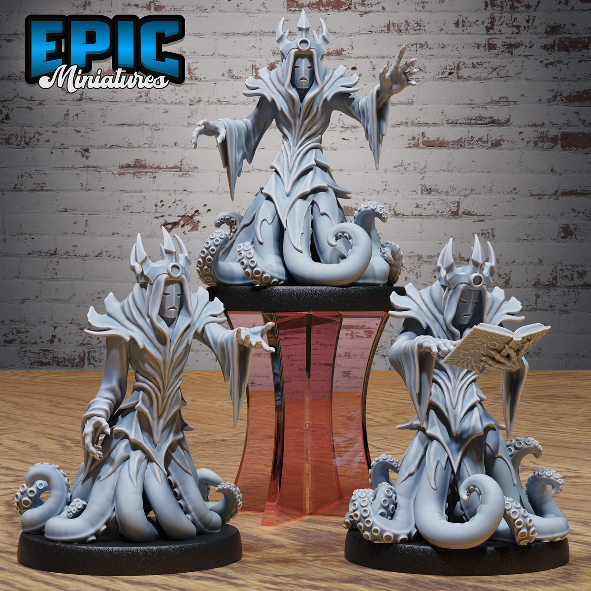 Hastur Yellow King Avatar DND Miniature TTRPG Resin Figure 25mm Base