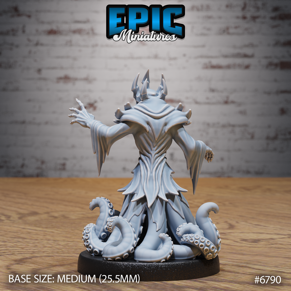 Hastur Yellow King Avatar DND Miniature TTRPG Resin Figure 25mm Base