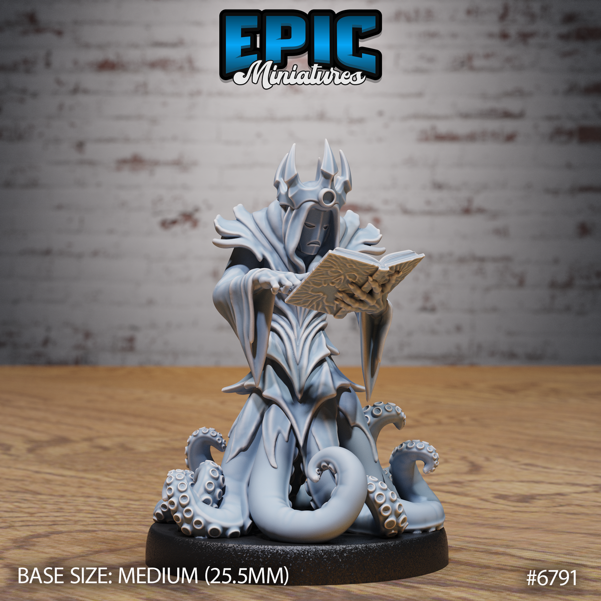 Hastur Yellow King Avatar DND Miniature TTRPG Resin Figure 25mm Base