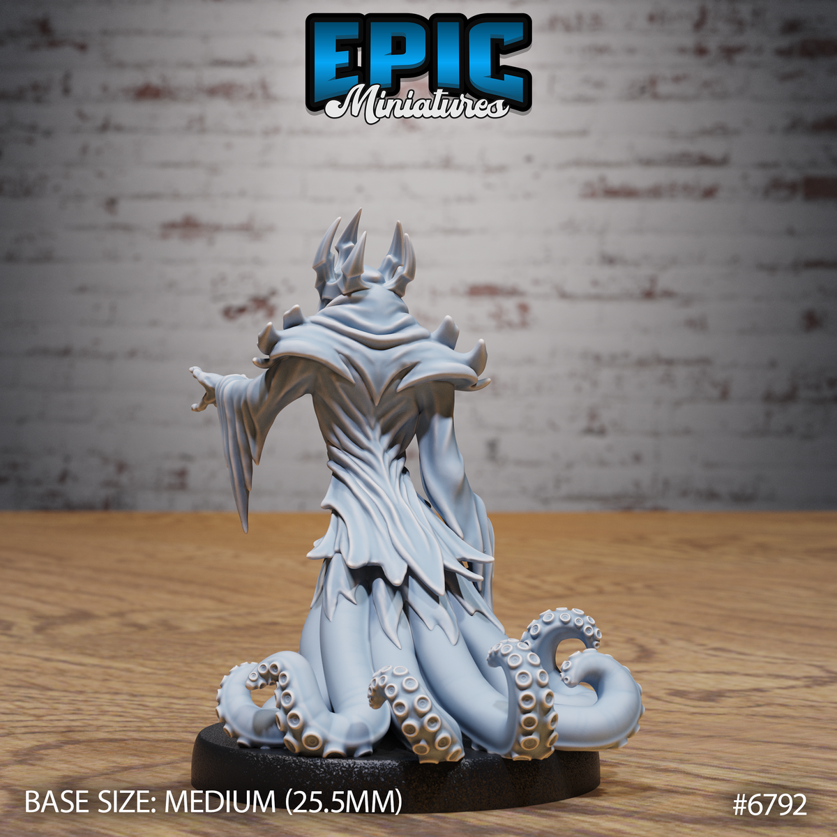 Hastur Yellow King Avatar DND Miniature TTRPG Resin Figure 25mm Base