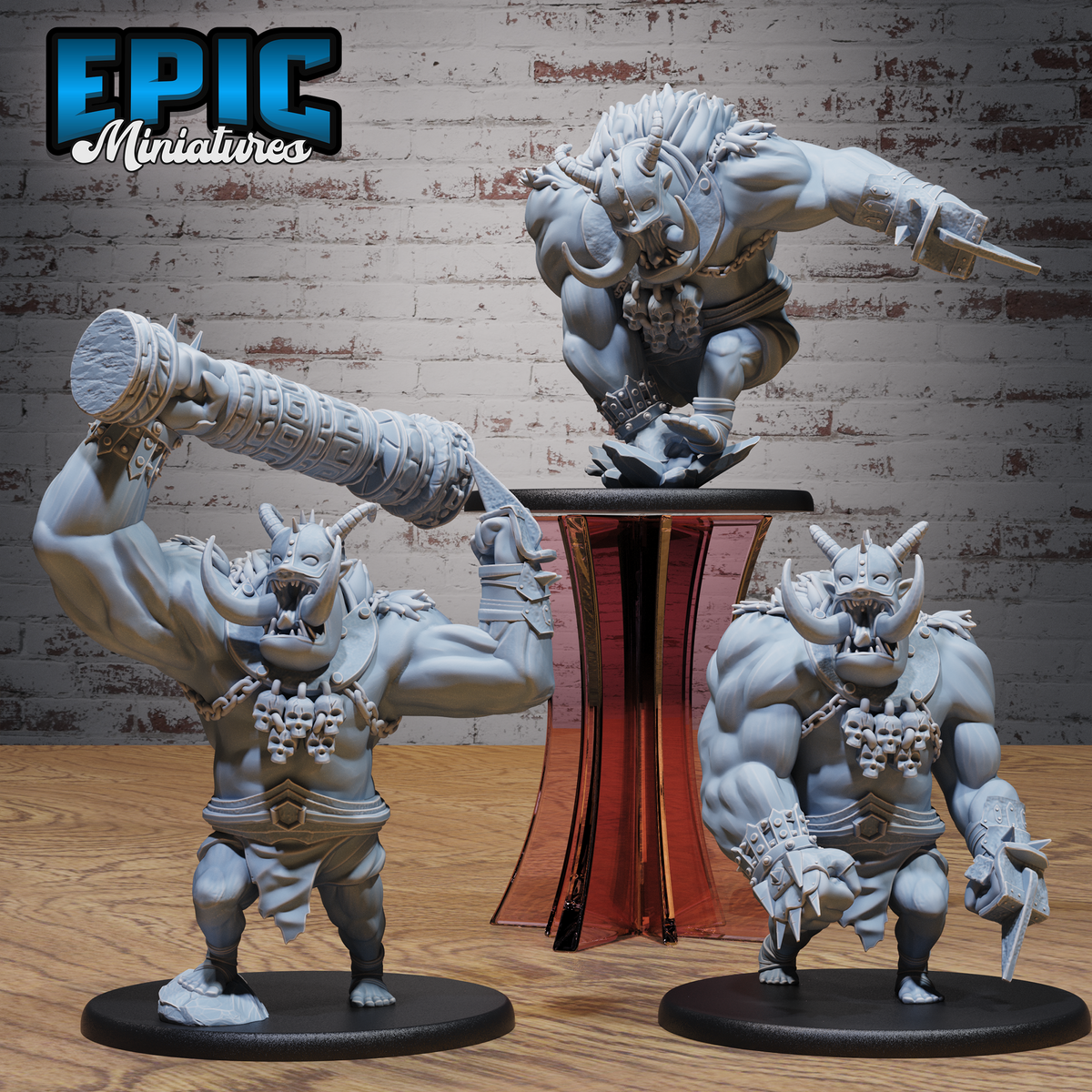 Chaos Troll DND TTRPG Resin Model 51mm Base