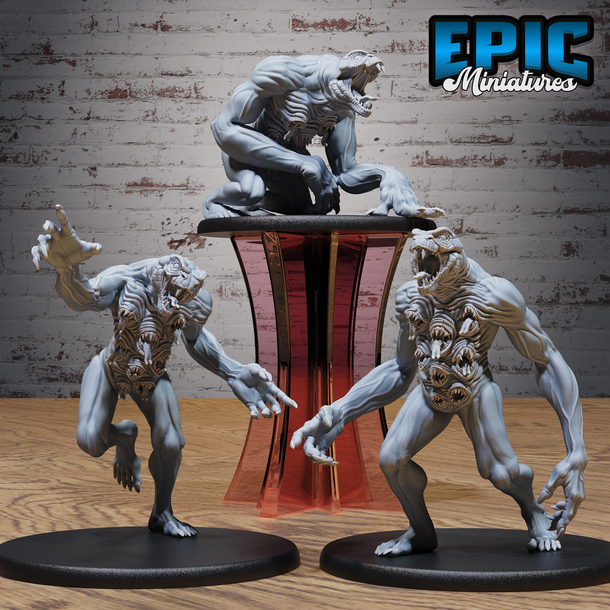 Spawn of Yig DND TTRPG Resin Model 51mm Base