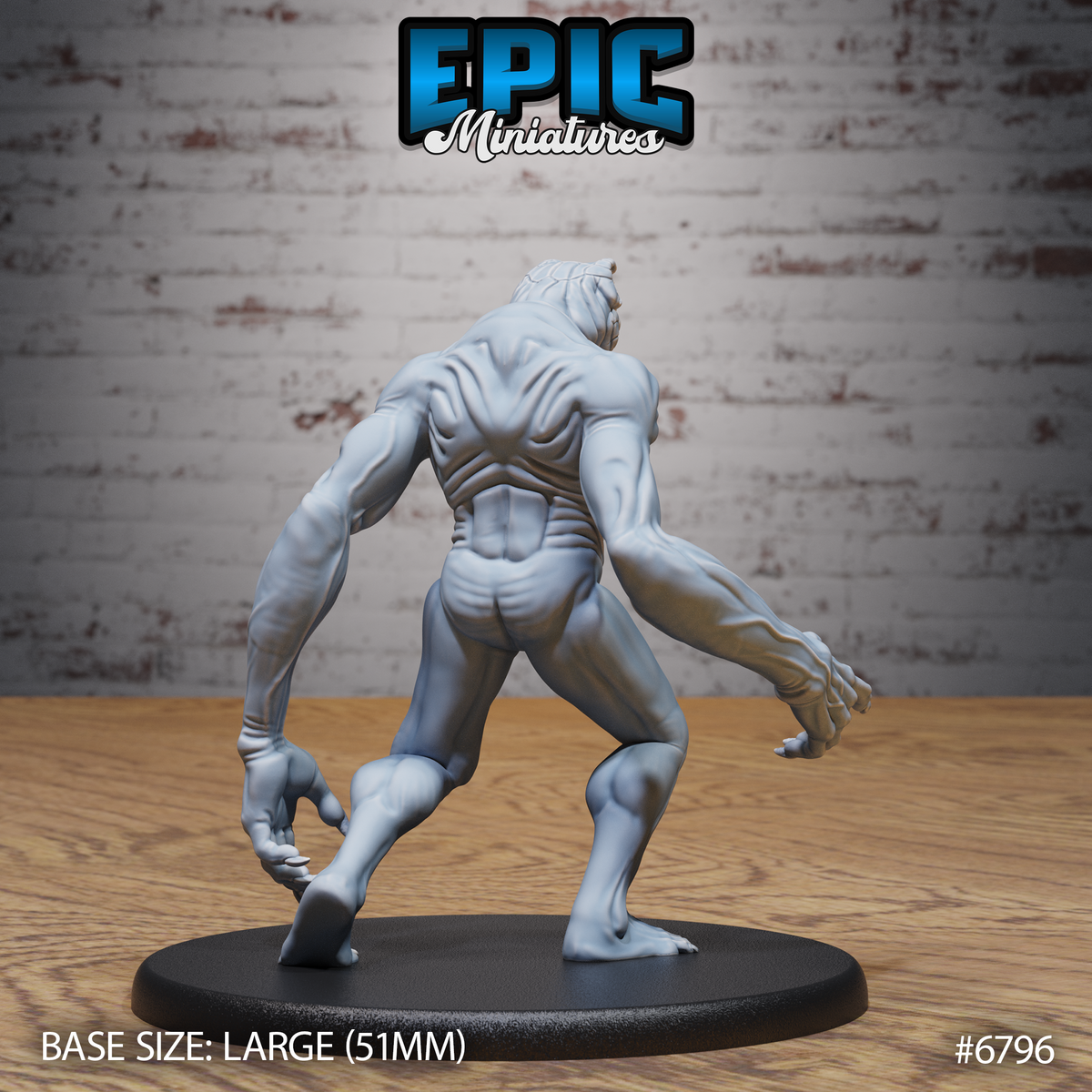 Spawn of Yig DND TTRPG Resin Model 51mm Base