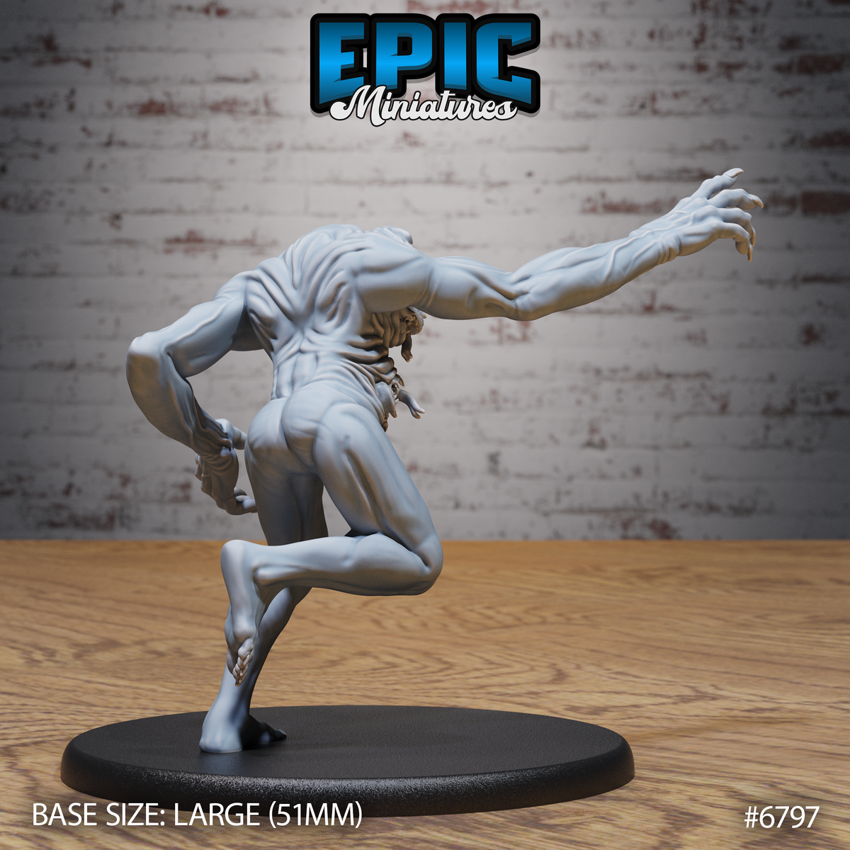 Spawn of Yig DND TTRPG Resin Model 51mm Base