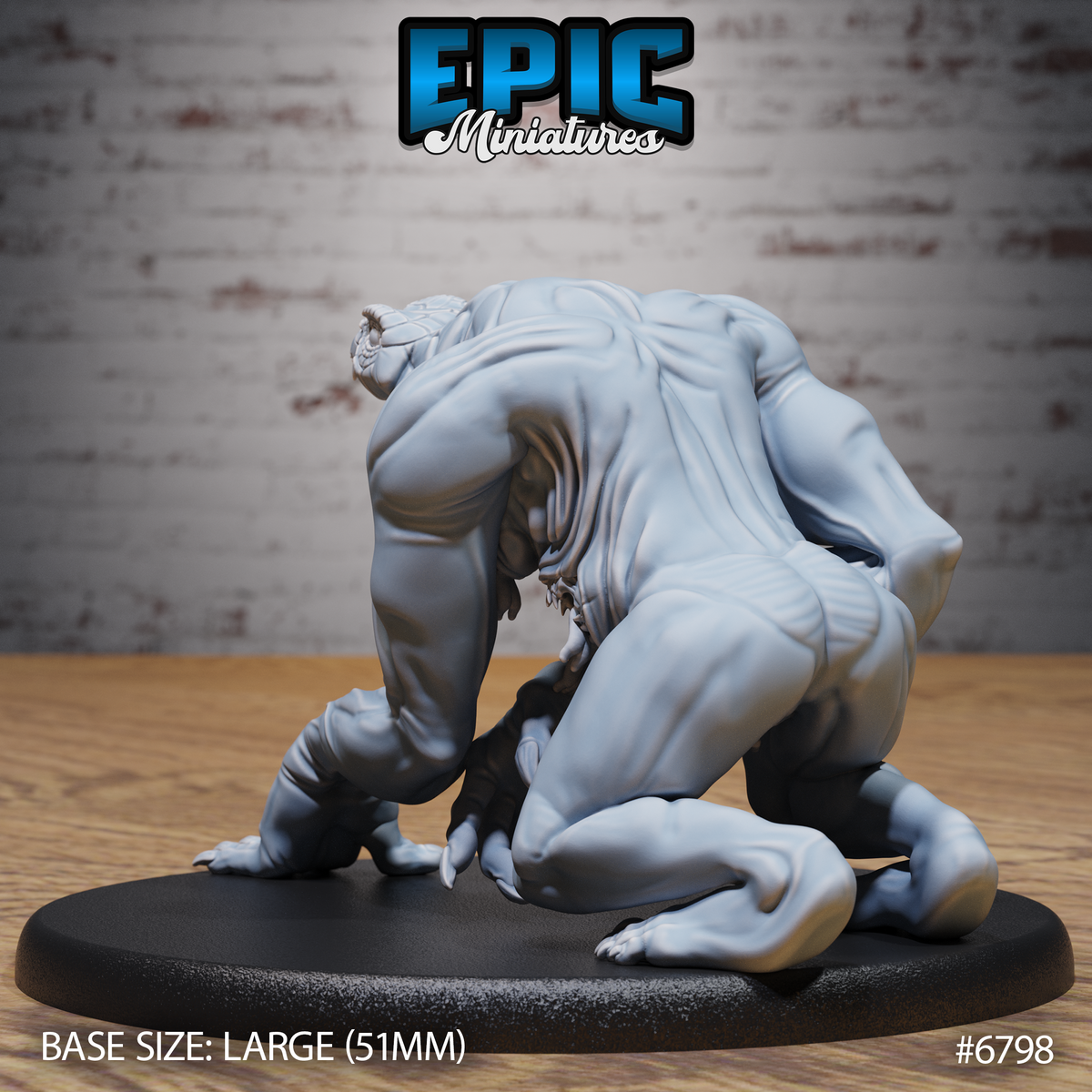 Spawn of Yig DND TTRPG Resin Model 51mm Base