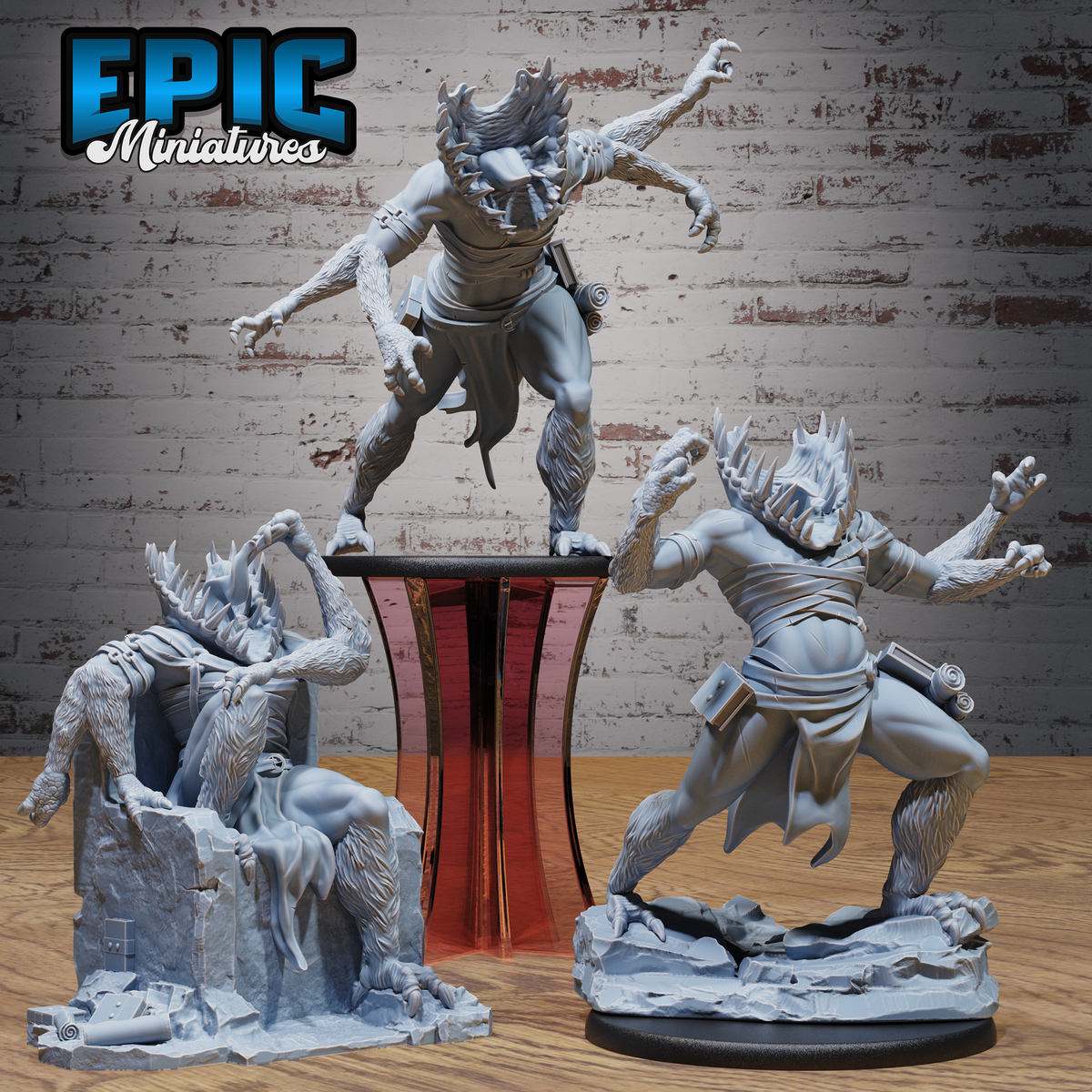 Gut Abomination DND TTRPG Resin Model 51mm Base