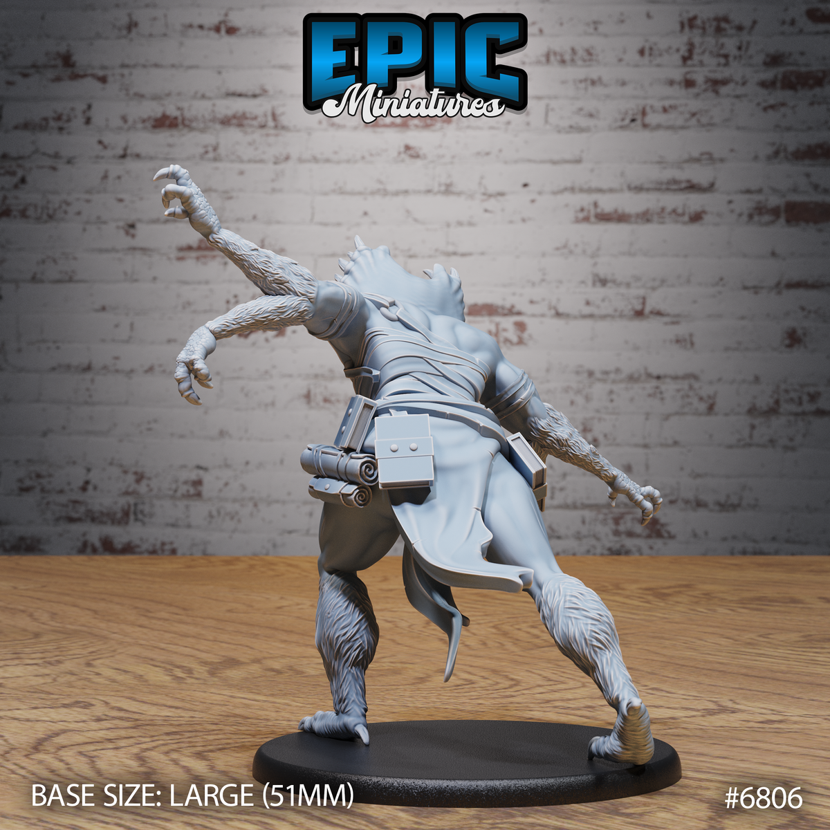 Gut Abomination DND TTRPG Resin Model 51mm Base