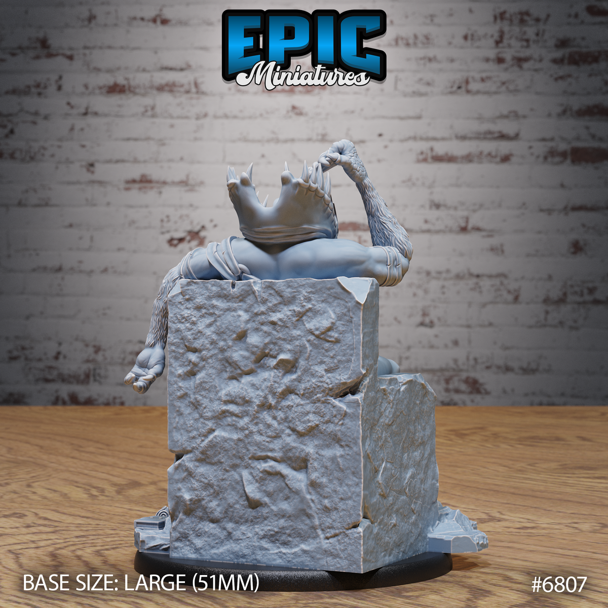 Gut Abomination DND TTRPG Resin Model 51mm Base