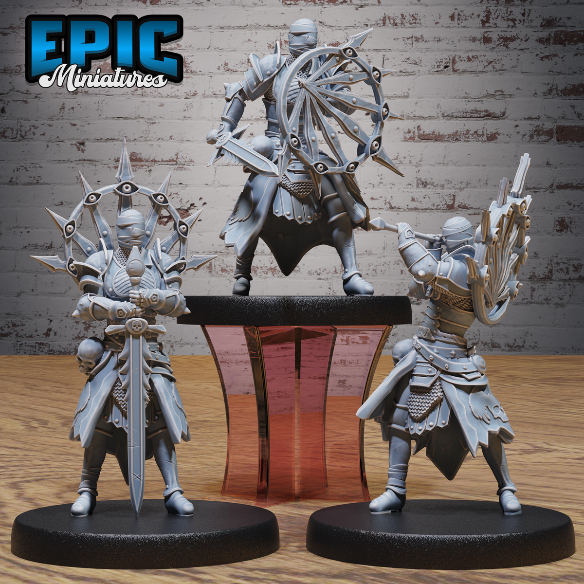 All Seeing Knight DND Miniature TTRPG Resin Figure 25mm Base