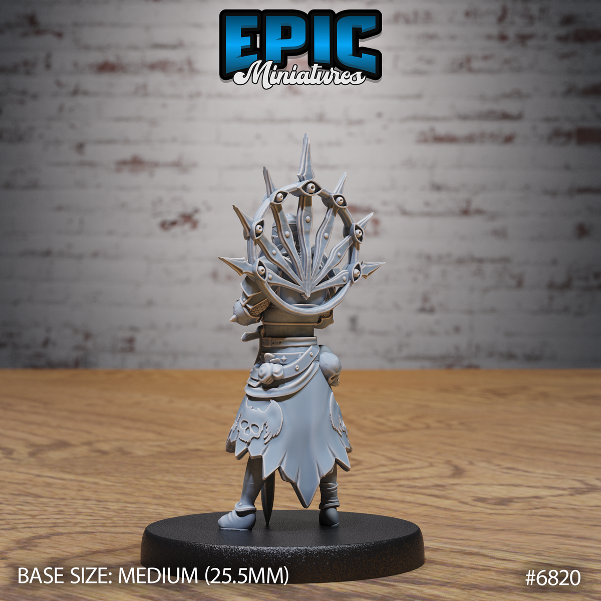 All Seeing Knight DND Miniature TTRPG Resin Figure 25mm Base