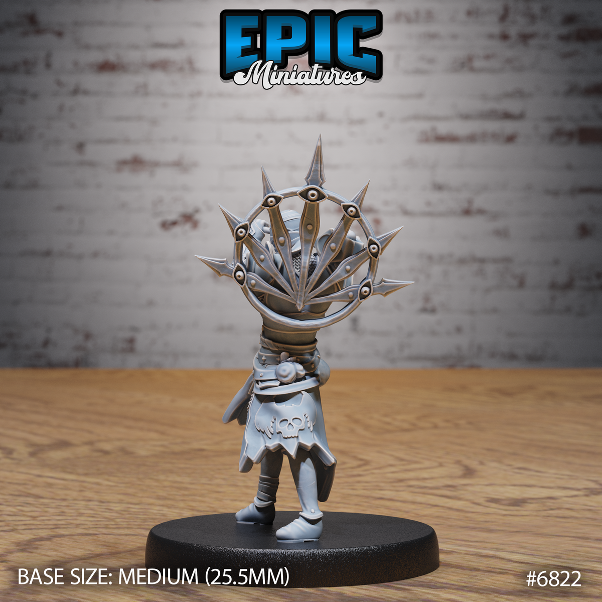 All Seeing Knight DND Miniature TTRPG Resin Figure 25mm Base