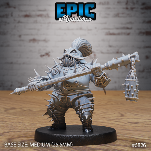 Spike Sadist DND Miniature TTRPG Resin Figure 25mm Base