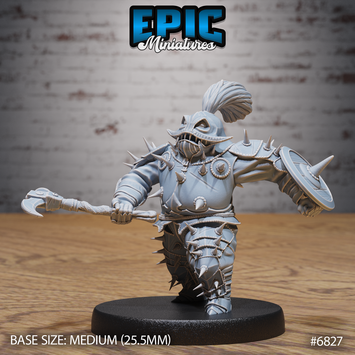 Spike Sadist DND Miniature TTRPG Resin Figure 25mm Base