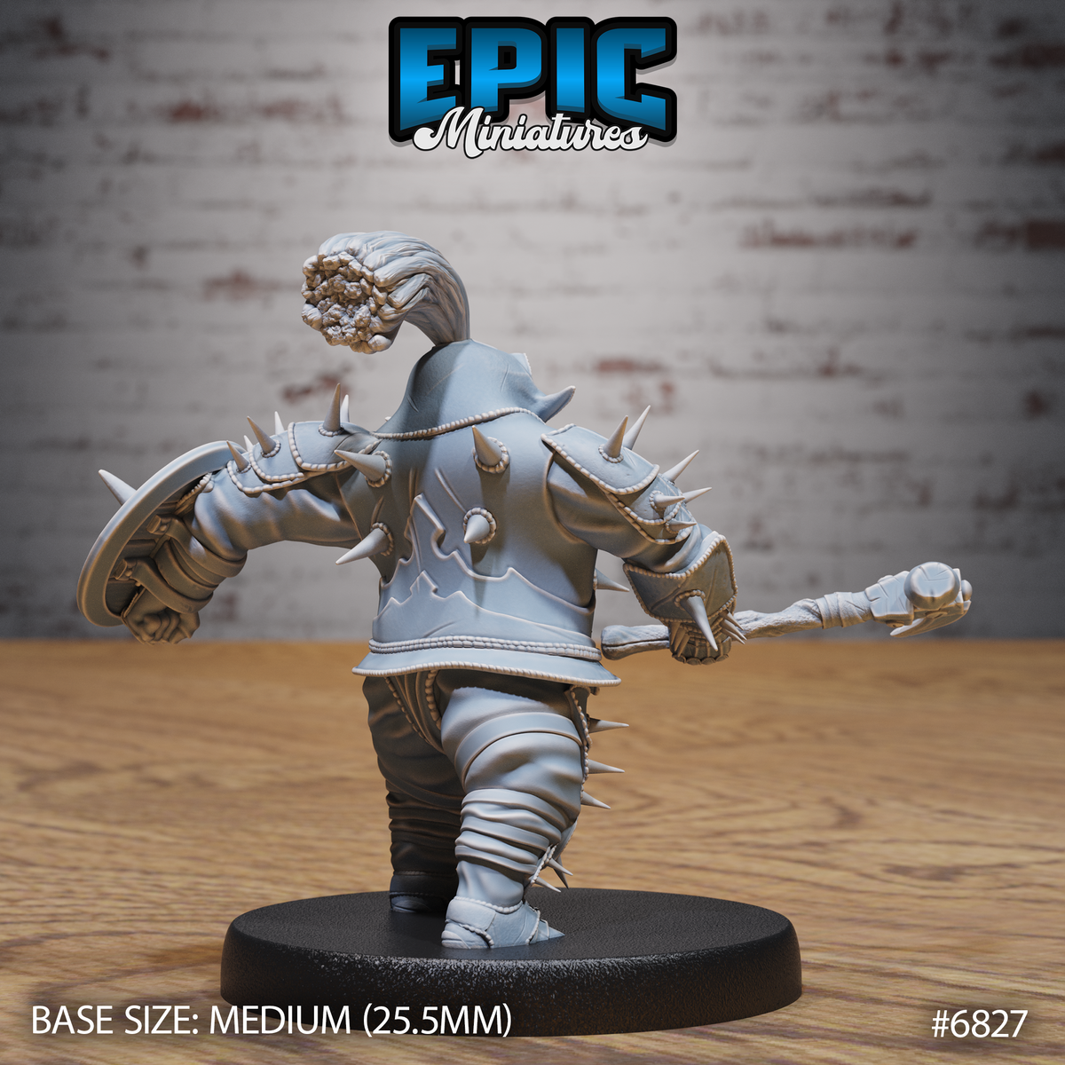 Spike Sadist DND Miniature TTRPG Resin Figure 25mm Base
