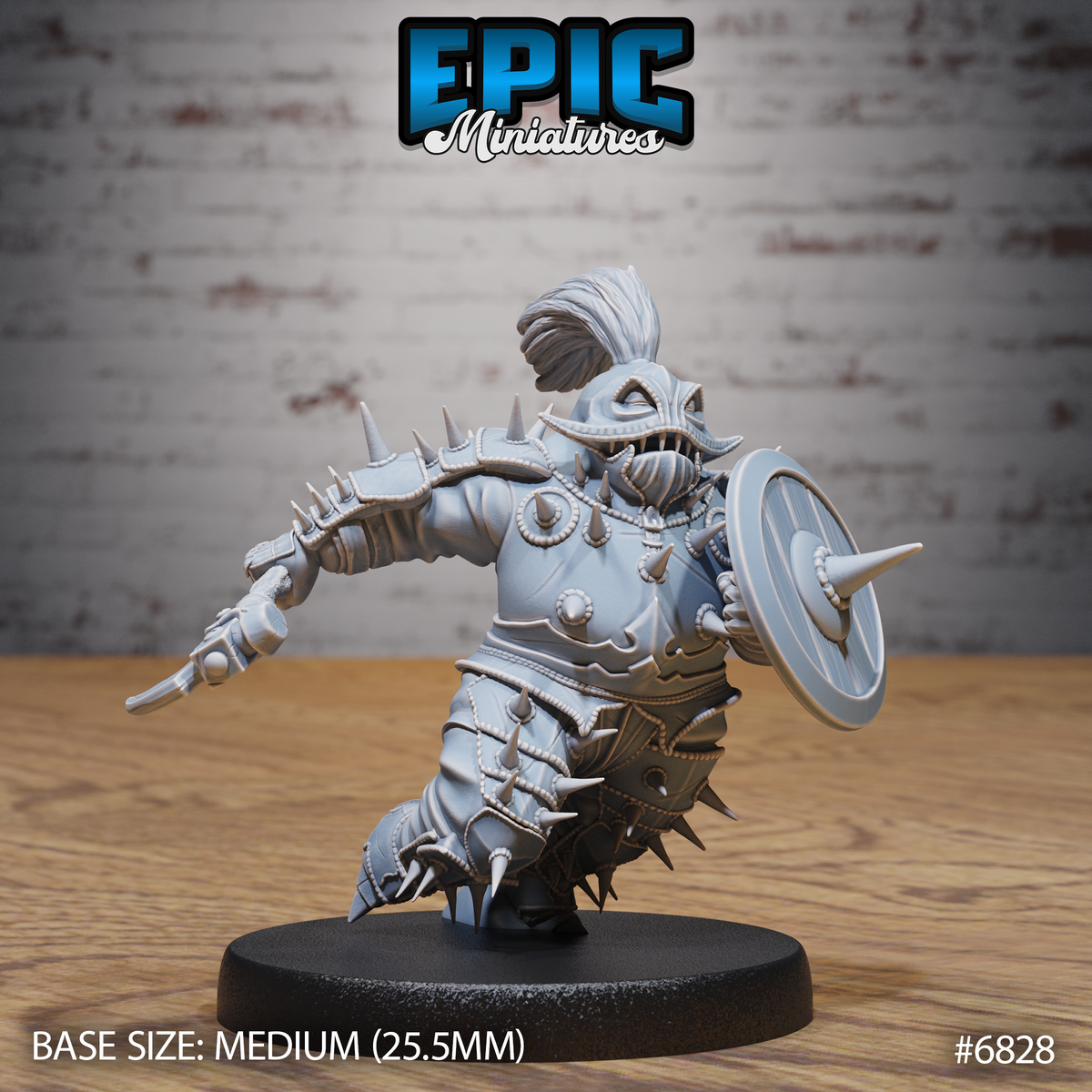 Spike Sadist DND Miniature TTRPG Resin Figure 25mm Base