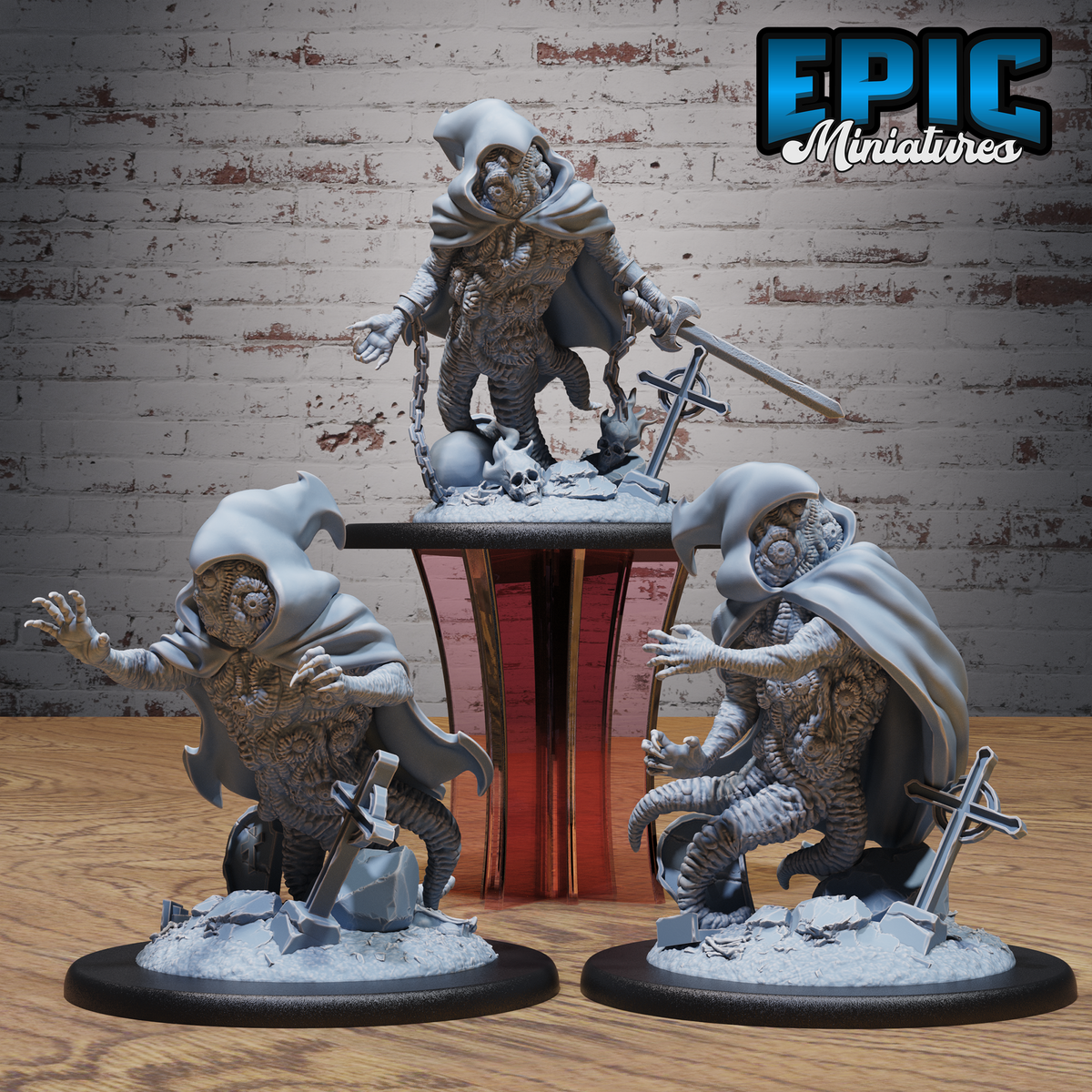 Shoggoth Monk DND TTRPG Resin Model 51mm Base